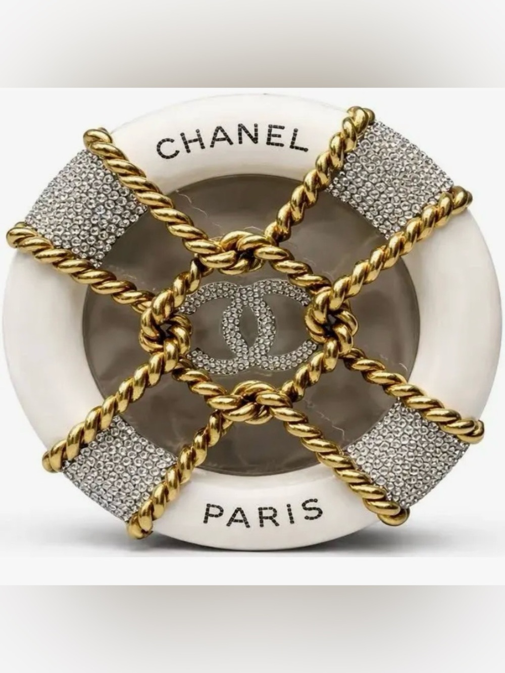 👙ChaneI  Boating Life Ring Bag Collectible Miniaudiere Bag ☀️
